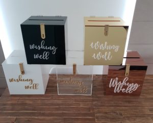 acrylic wishing well melbourne plastic wedding reception box dandenongs