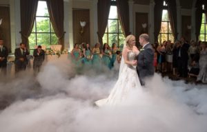 smoke and dry ice wedding dance floor melbourne